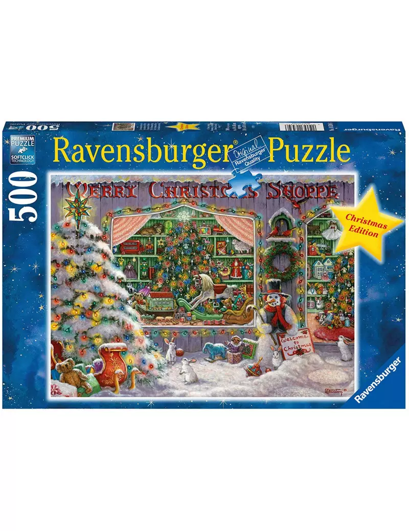 Ravensburger Merry Christmas Shoppe 500 darabos kirakó
