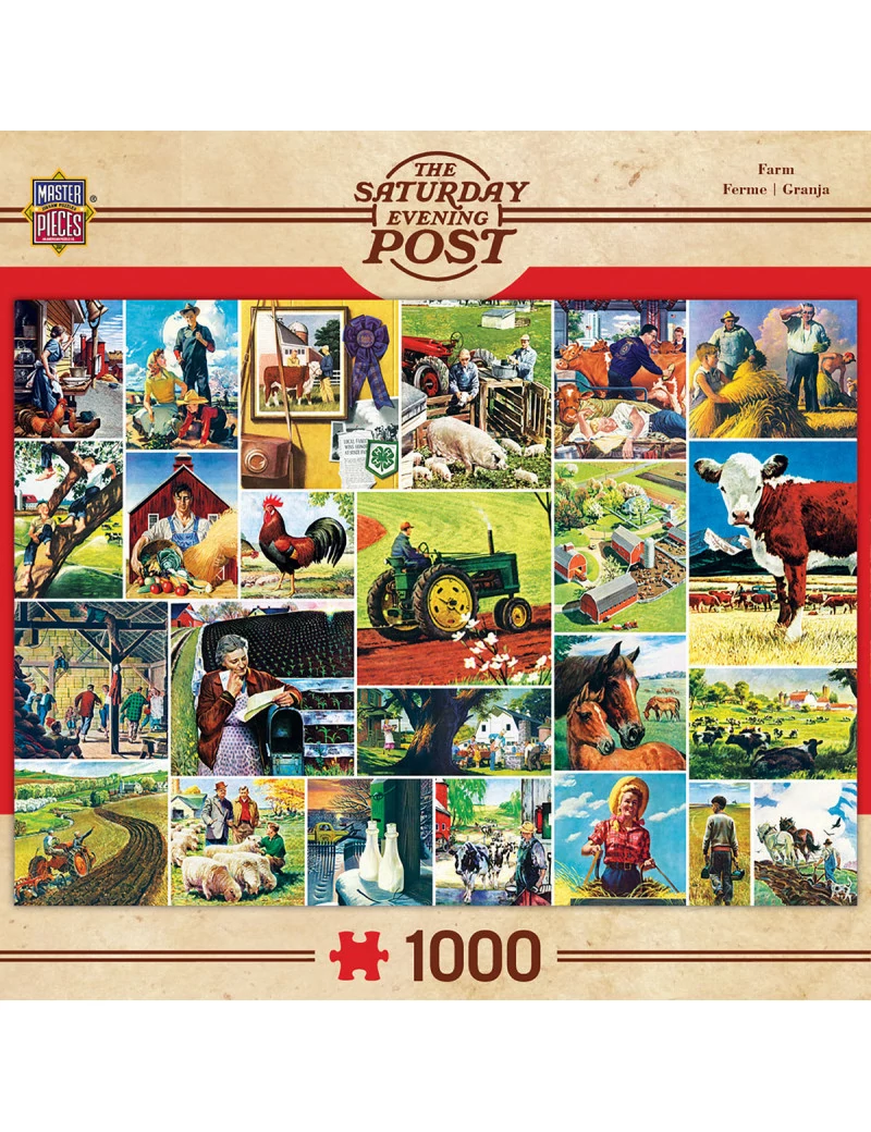 Master Pieces Farmland Collage 1000 darabos kirakó