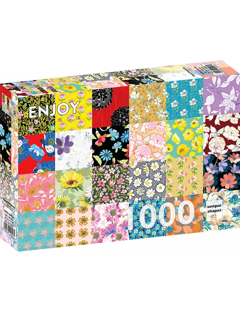 Enjoy Floral Patterns 1000 darabos kirakó