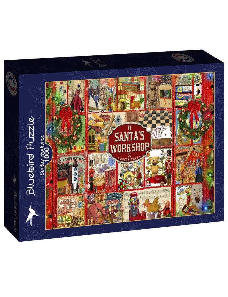 Bluebird Santas Workshop 1000 darabos kirakó