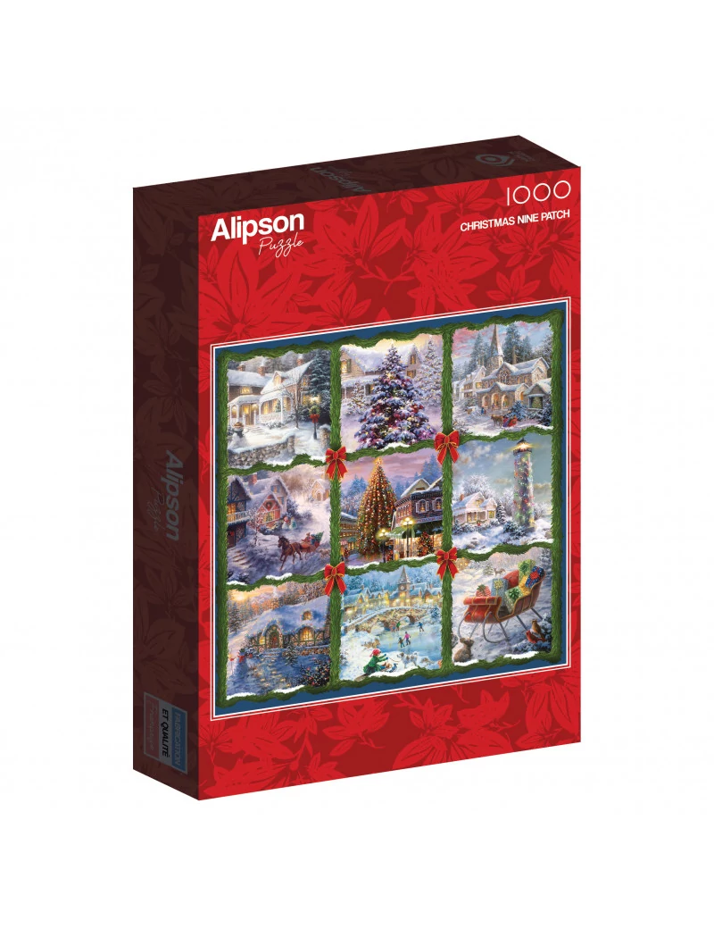 Alipson Christmas Nine Patch 1000 darabos kirakó