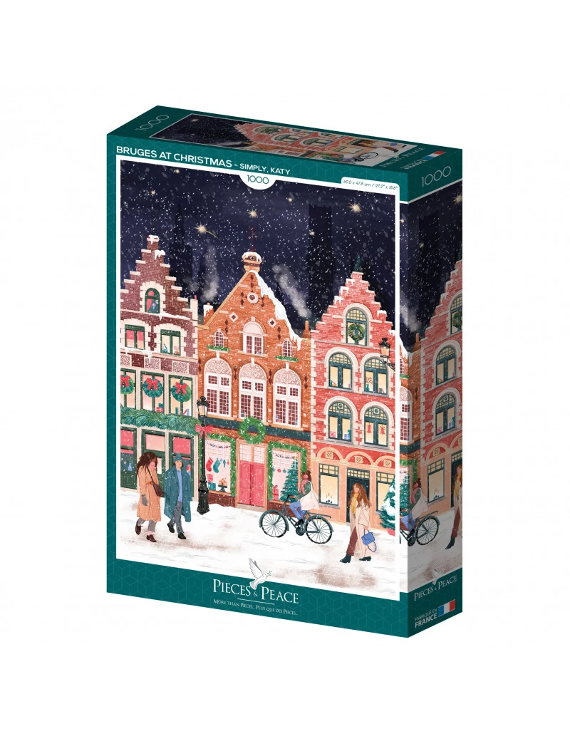 Pieces & Peace Bruges at Christmas 1000 darabos kirakó