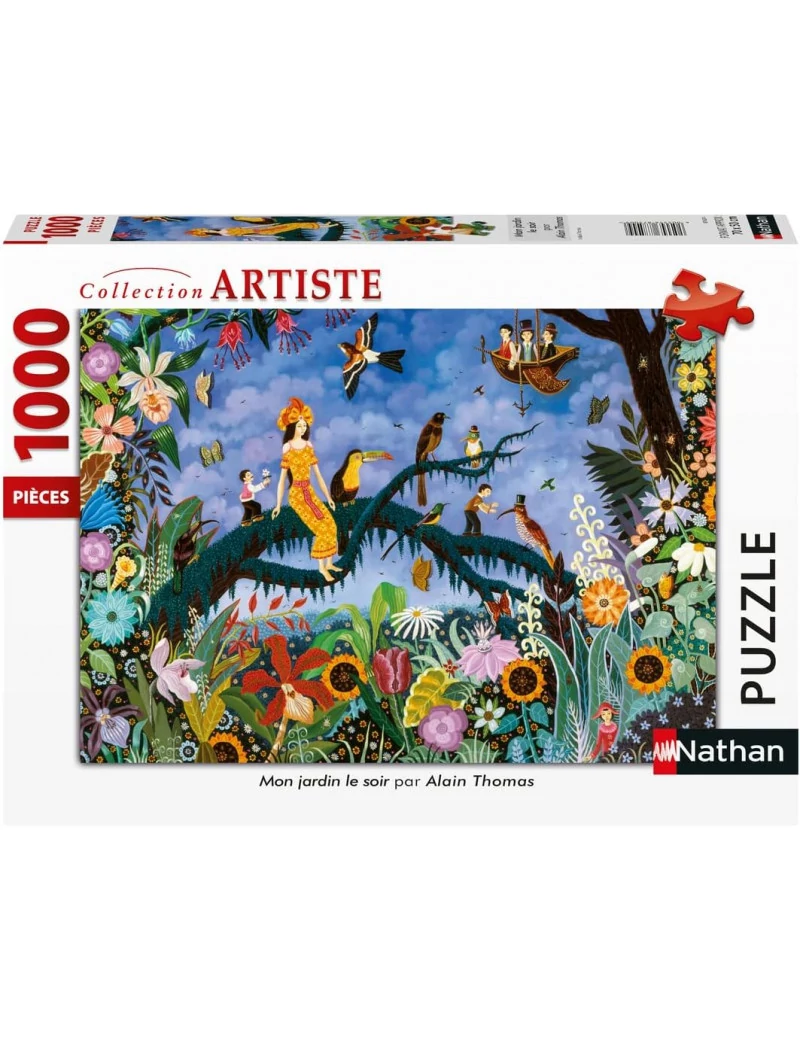 Nathan Mon Jardin Le Soir 1000 darabos kirakó
