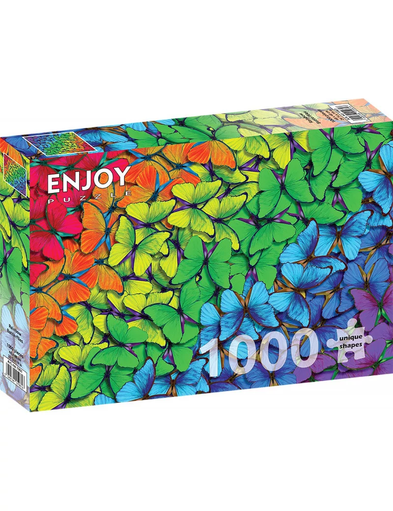 Enjoy Rainbow Butterflies 1000 darabos kirakó