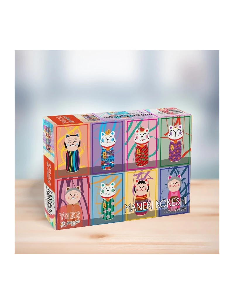 Yazz Maneki Kokeshi 1000 darabos kirakó
