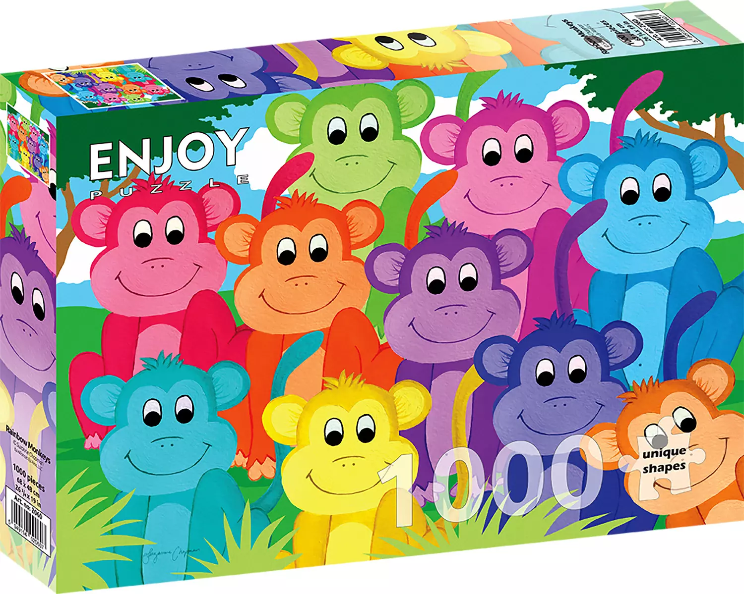 Enjoy Rainbow Monkeys 1000 darabos kirakó