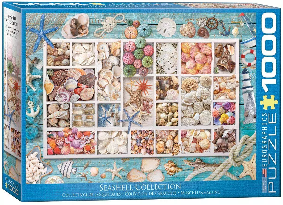 Eurographics Seashell Collection 1000 darabos kirakó