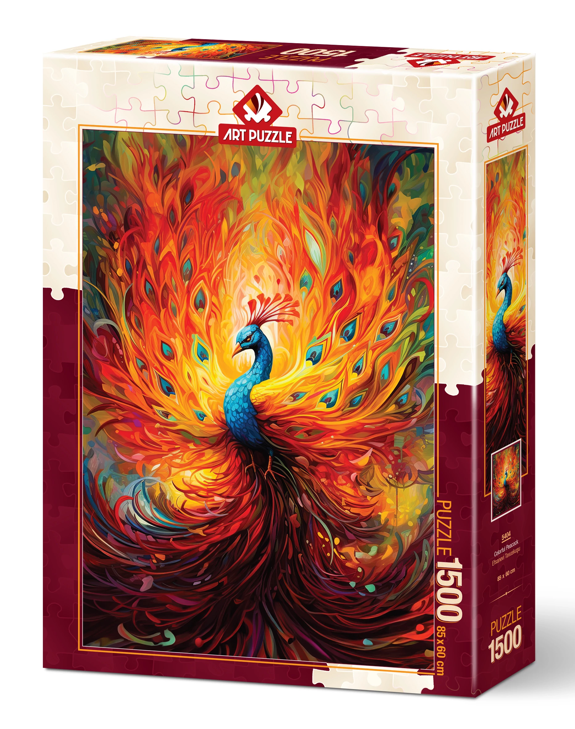 Art Puzzle Colorful Peacock 1500 darabos kirakó