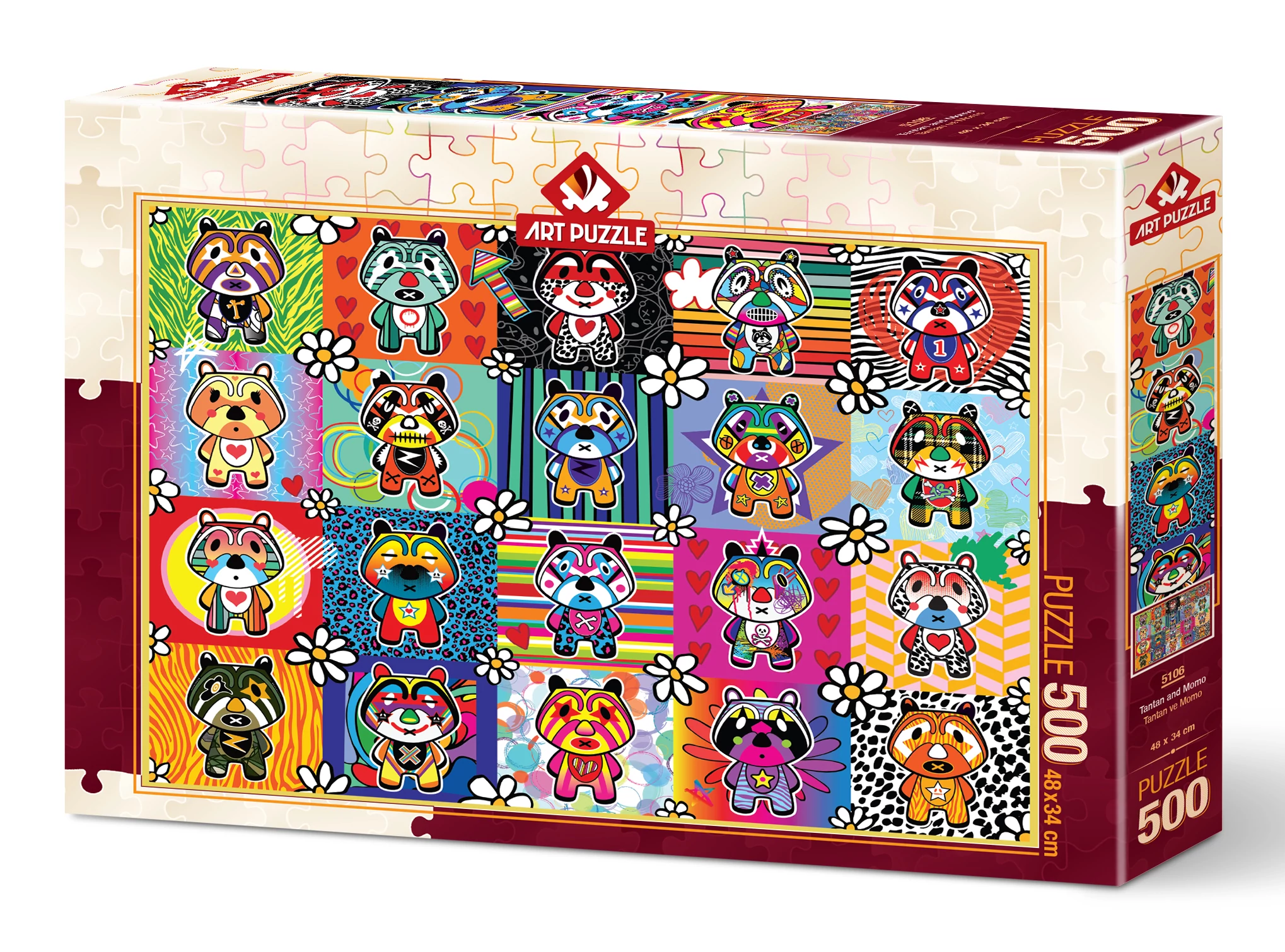 Art Puzzle Tantan and Momo 500 darabos kirakó