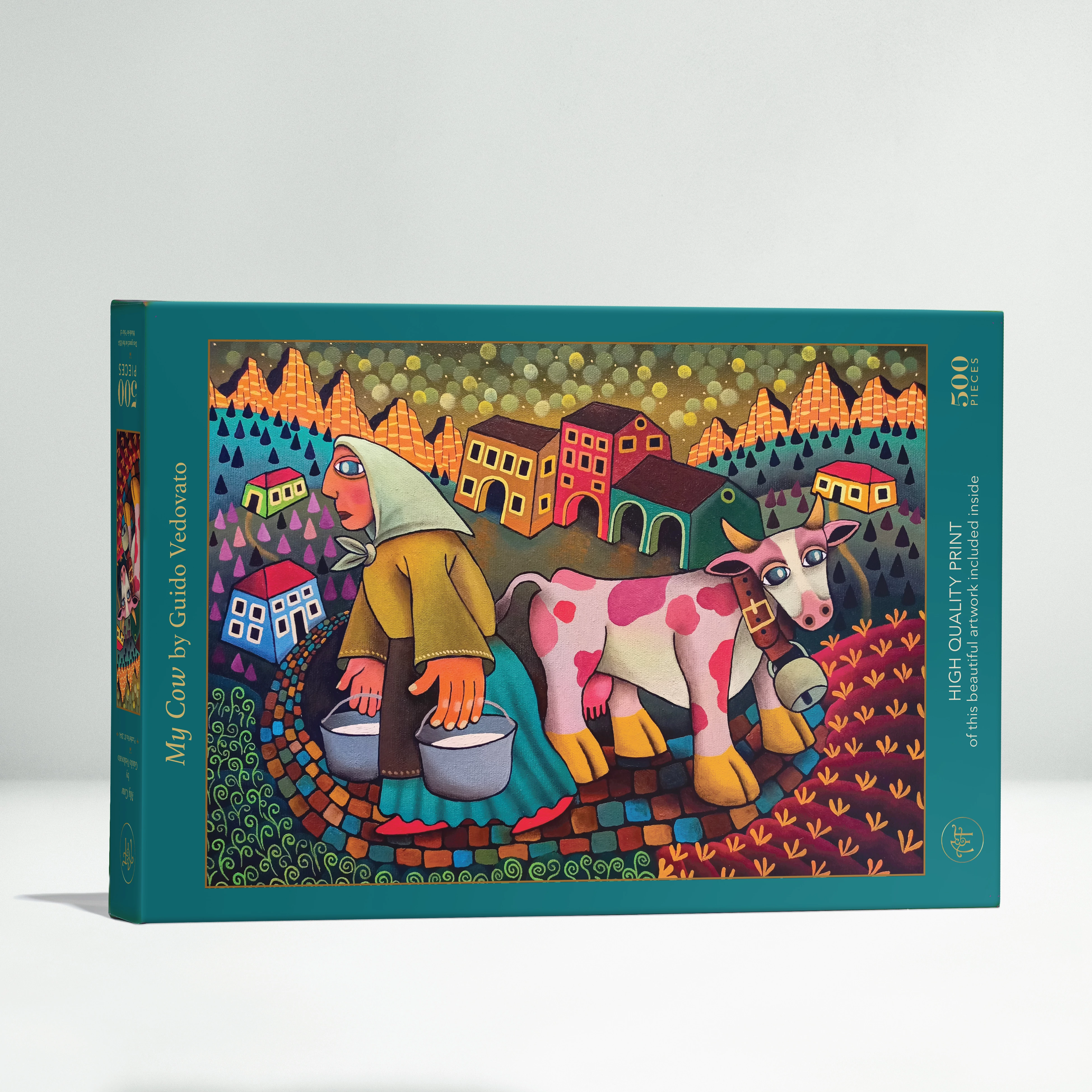 Art & Fable Puzzle Company My Cow 500 darabos kirakó