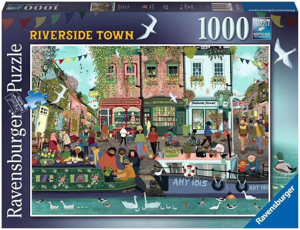 Ravensburger Riverside Town 1000 darabos kirakó