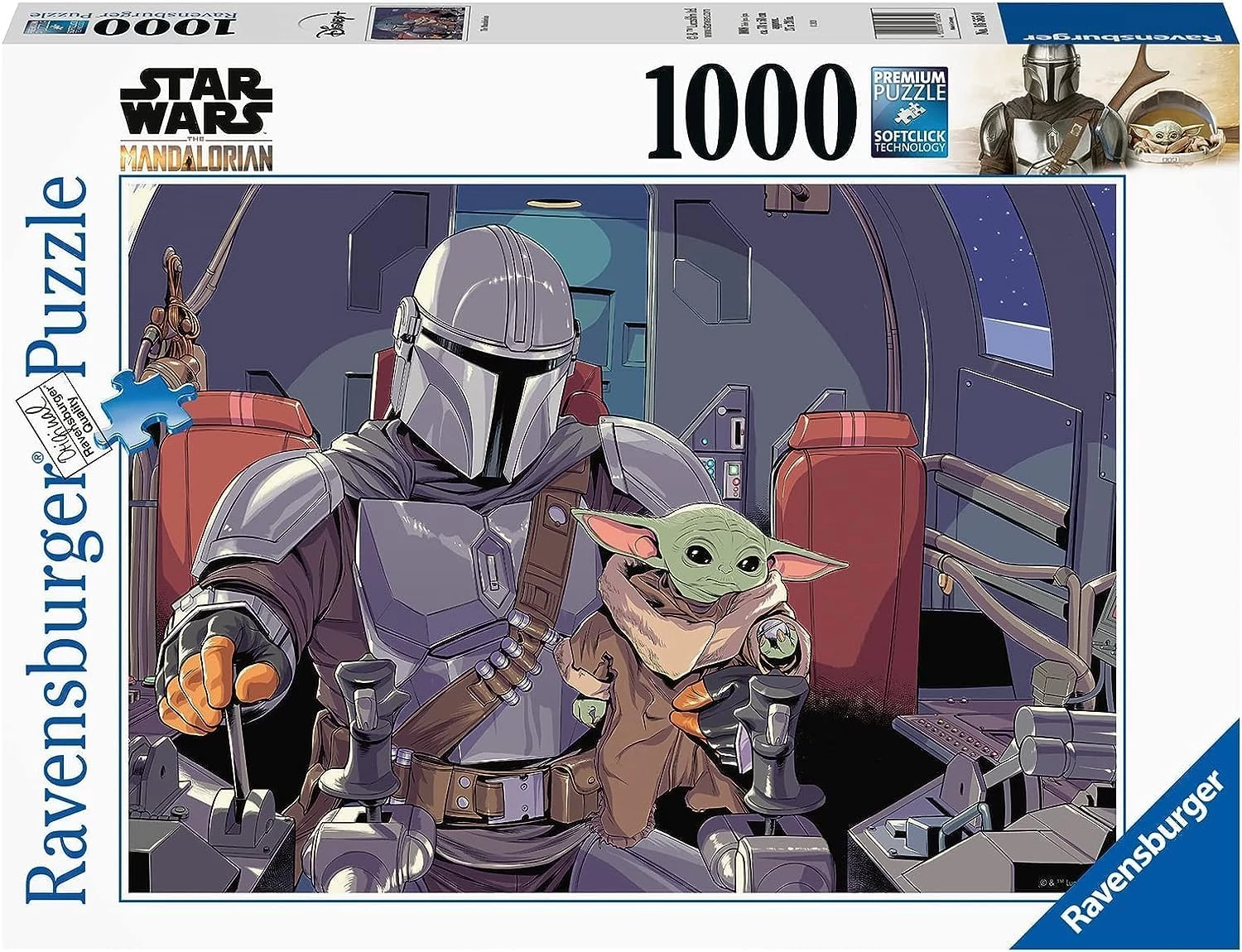 Ravensburger Star Wars The Mandalorian 1000 darabos kirakó