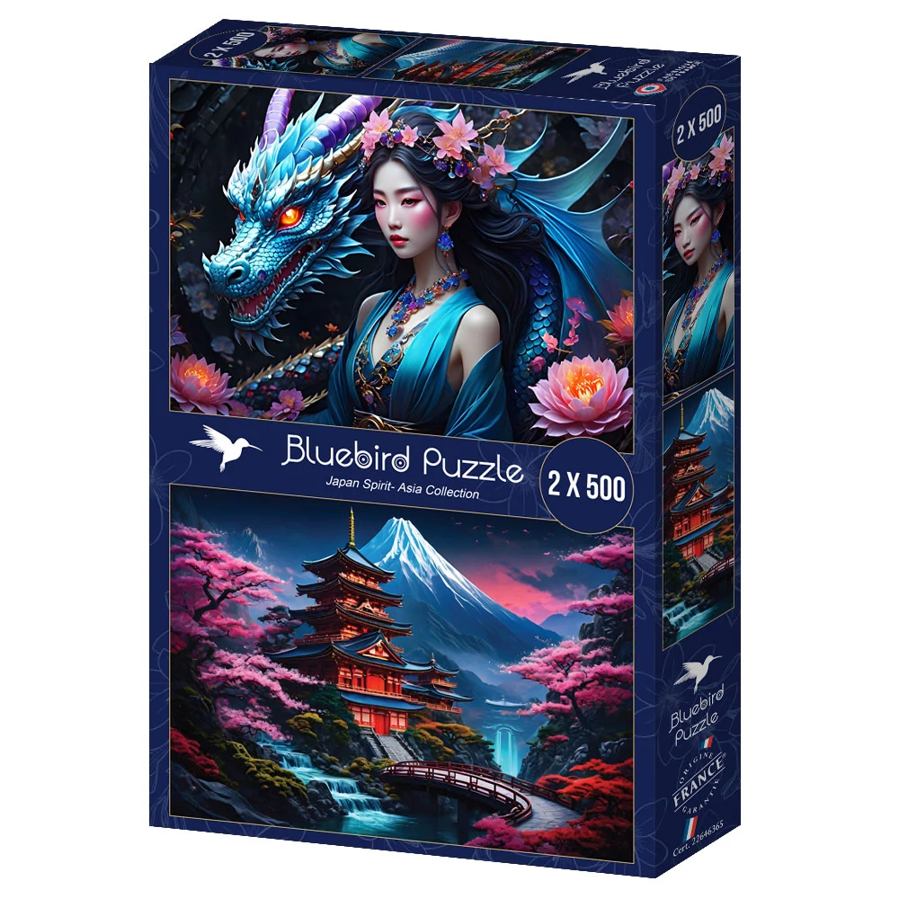 Bluebird Japan Spirit - Asia Collection 2x500 darabos kirakó