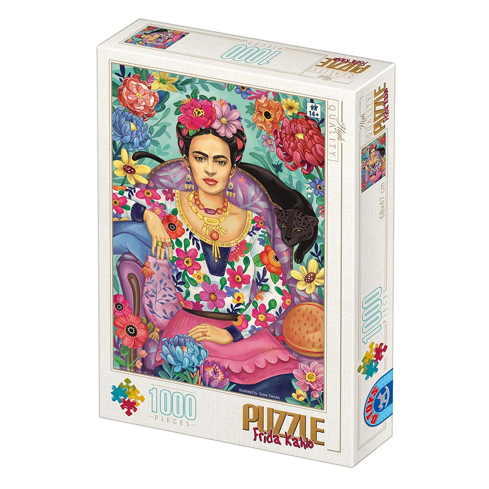 D-Toys Groos Zselyke - Frida Khalo 1000 darabos kirakó