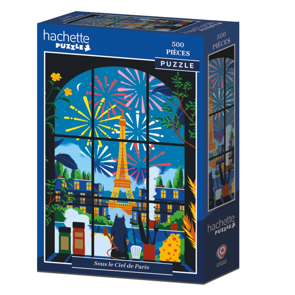 Hachette Sous le Ciel de Paris 500 darabos kirakó