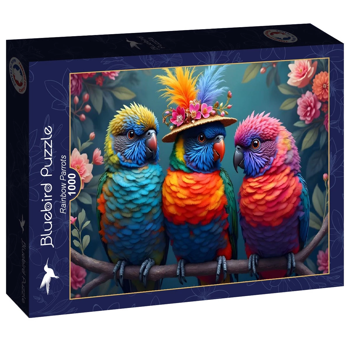 Bluebird Rainbow Parrots 1000 darabos kirakó