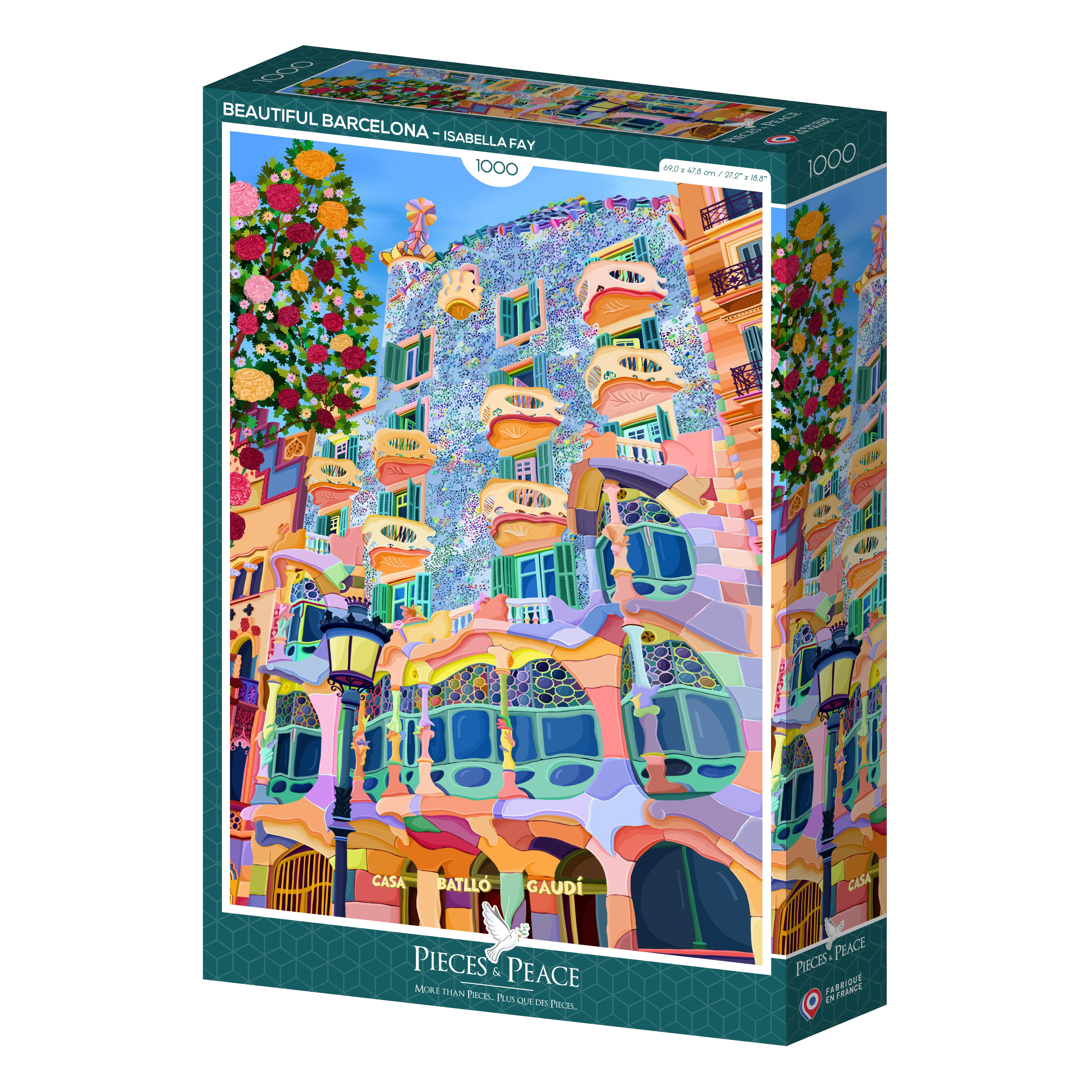 Pieces & Peace Beautiful Barcelona 1000 darabos kirakó