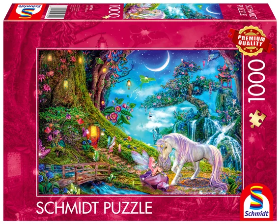 Schmidt Unicorn and elf among the tall timbers 1000 darabos kirakó