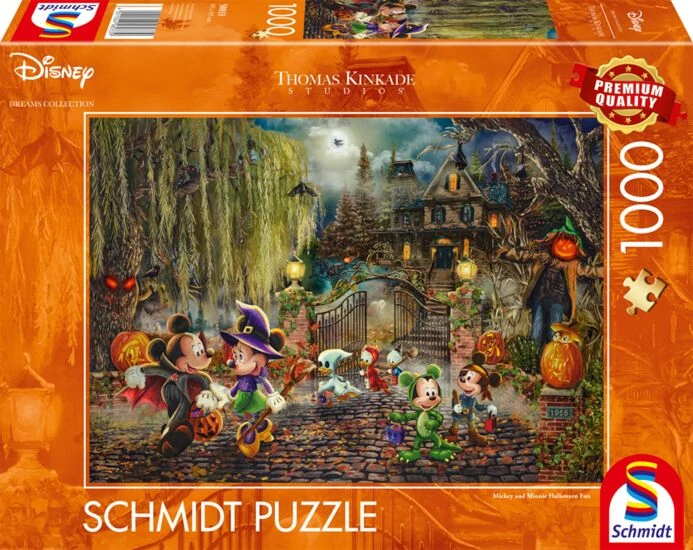 Schmidt Disney Thomas Kinkade Mickey and Minnie Halloween Fun 1000 darabos kirakó