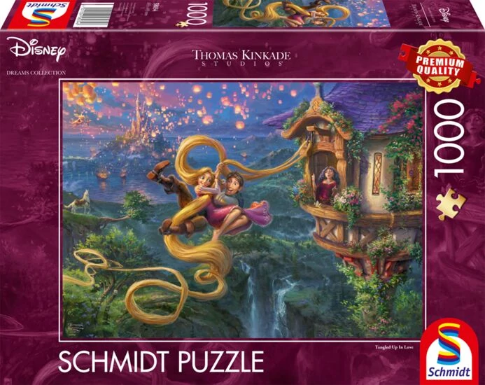 Schmidt Disney Kinkade Tangled Up In Love 1000 darabos kirakó