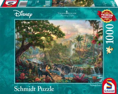 Schmidt Disney Kinkade The Jungle Book 1000 darabos kirakó