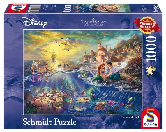 Schmidt Disney Kinkade The Little Mermaid, Ariel 1000 darabos kirakó