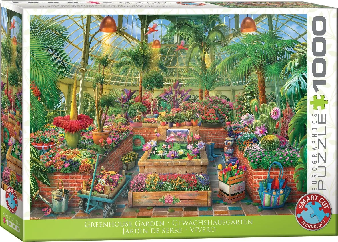 Eurographics Greenhouse Garden 1000 darabos kirakó