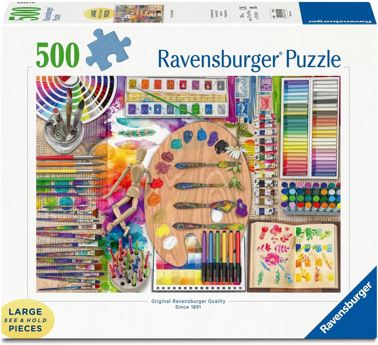 Ravensburger The Artist’s Palette 500 darabos kirakó