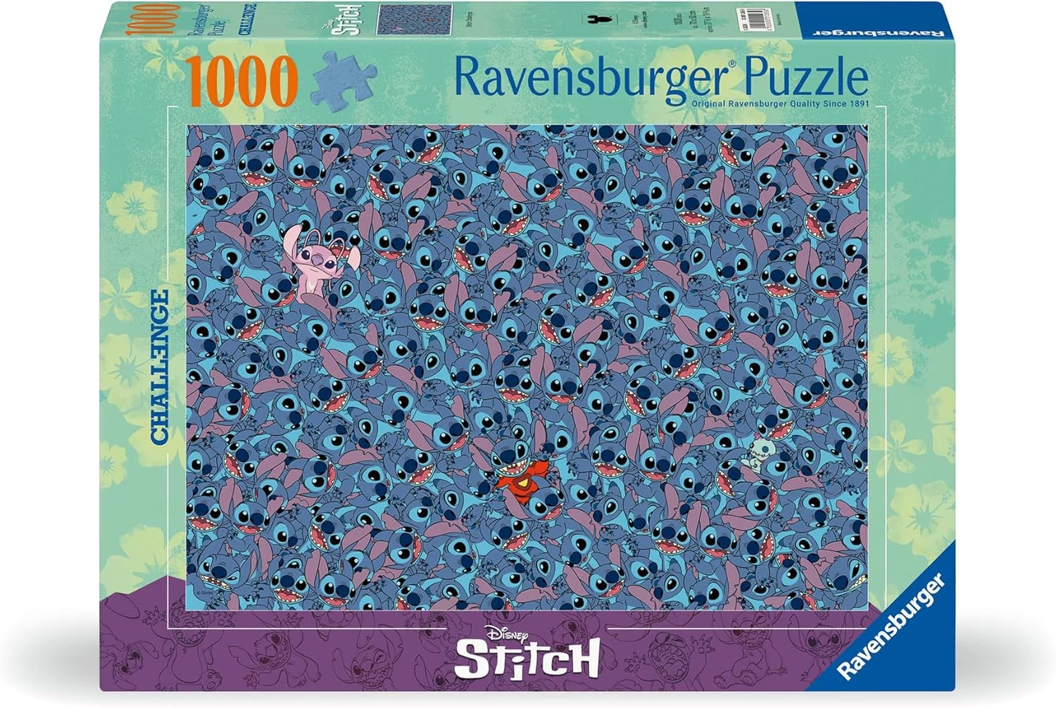 Ravensburger Disney Stitch 1000 darabos sérült dobozos kirakó
