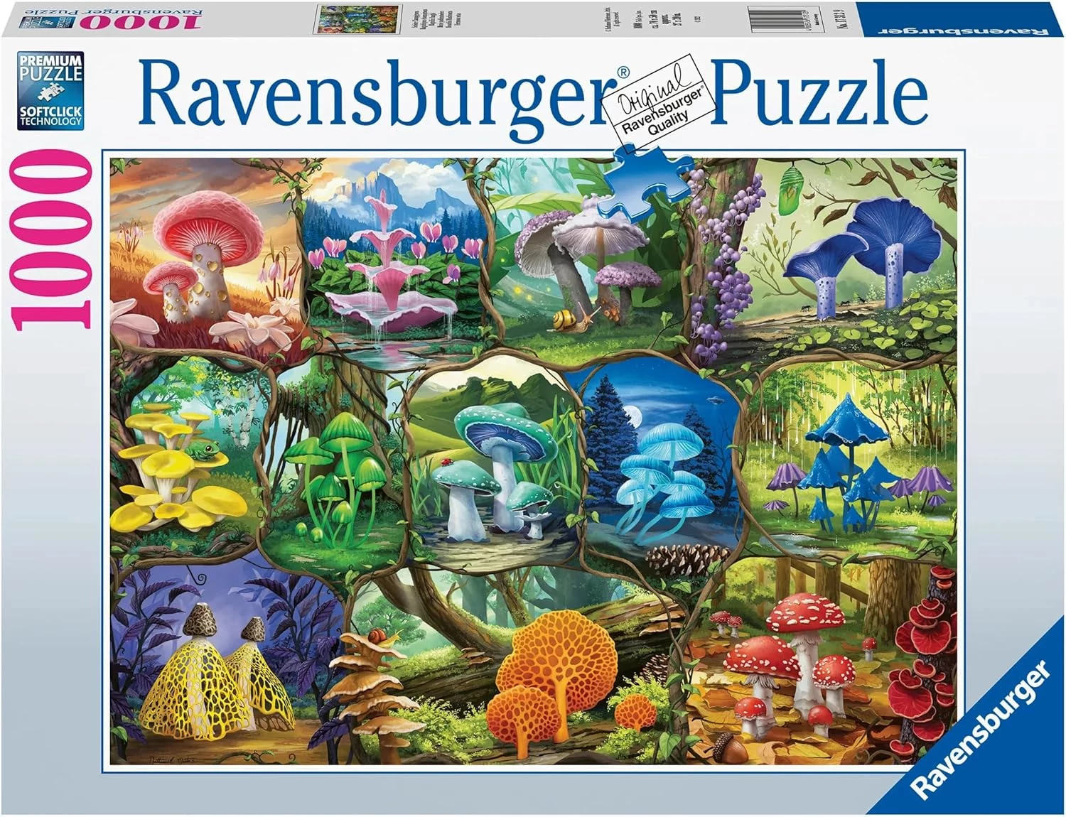 Ravensburger Beautiful Mushrooms 1000 darabos kirakó