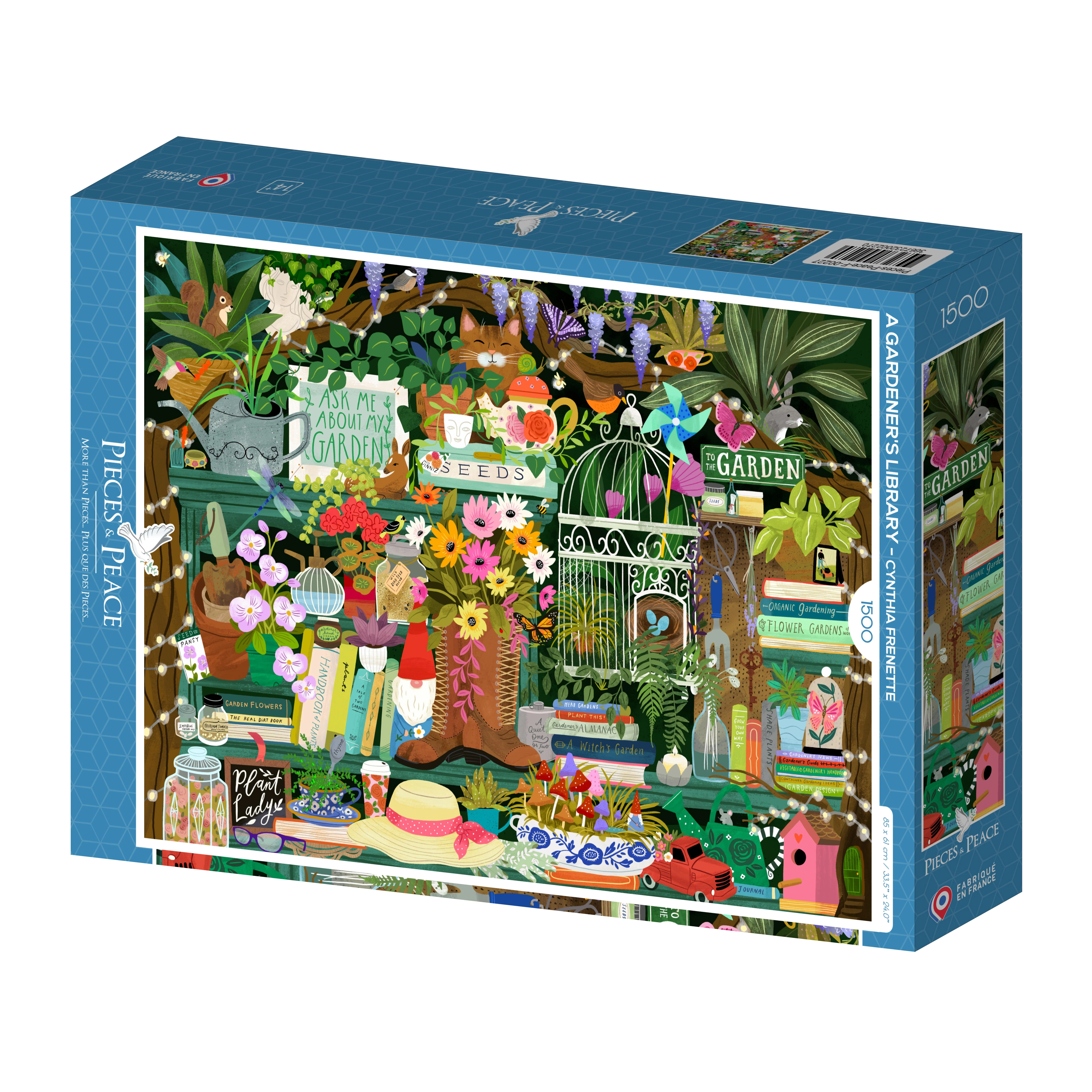 Pieces & Peace A Gardener's Library 1500 darabos kirakó