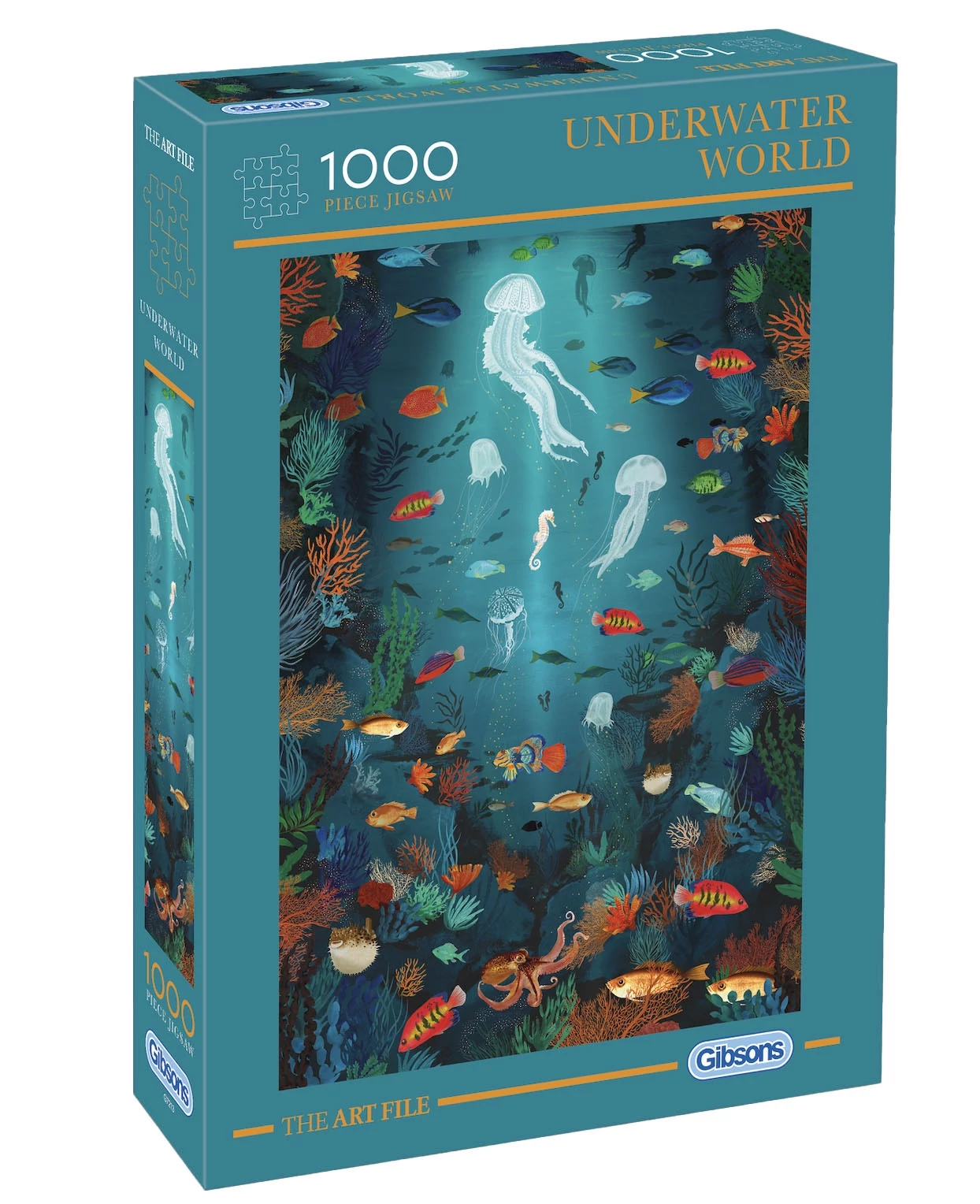 Gibsons The Art File: Underwater World 1000 darabos kirakó