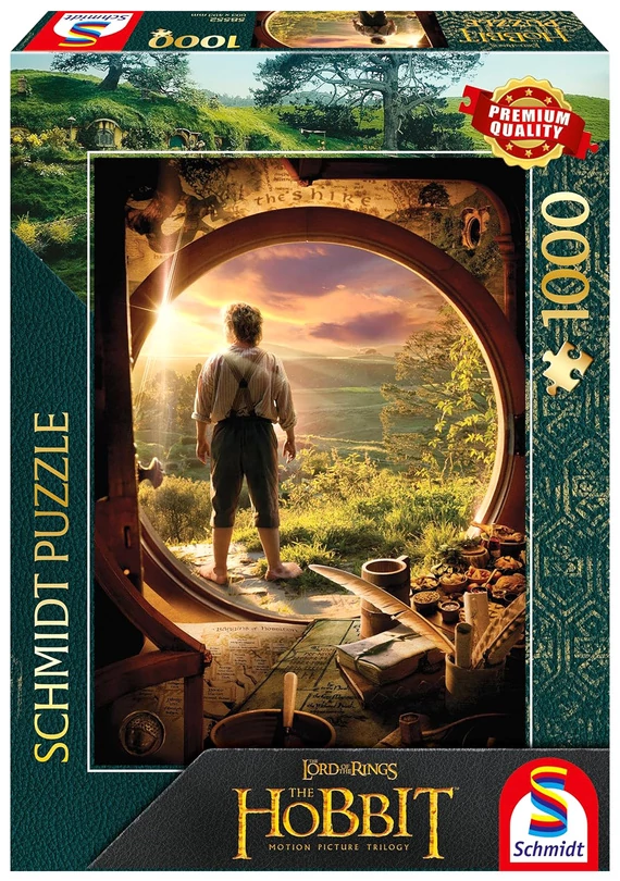 Schmidt The Hobbit Leaving Bag End 1000 darabos kirakó