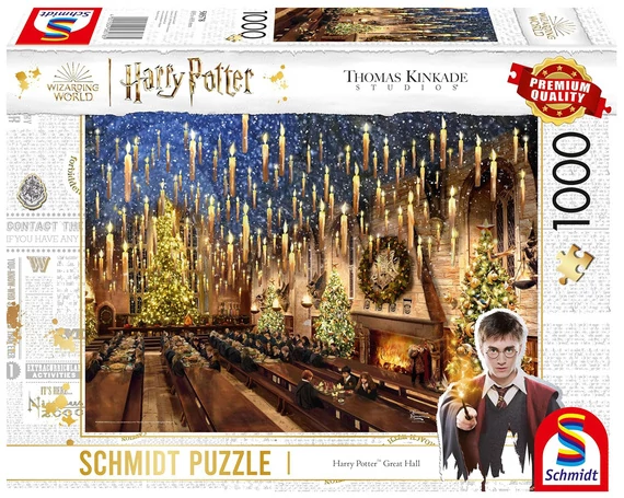 Schmidt Thomas Kinkade Harry Potter - Great Hall 1000 darabos kirakó