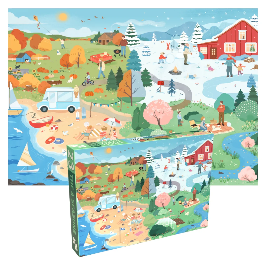Penny Puzzle The 4 Seasons 1000 darabos kirakó